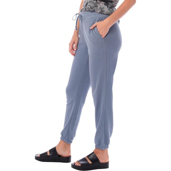 ALTERNATIVE Washed Terry Classic Sweatpants in Washed Denim - Size XS - Picture 2 of 4